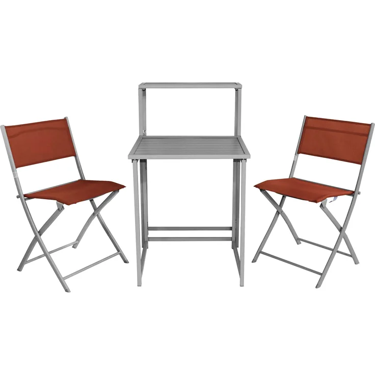 Bistro-Tisch outdoor derby BHT 60x100x75 cm grau