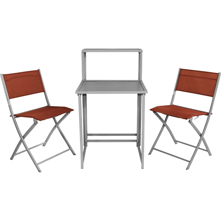Bistro-Tisch outdoor derby BHT 60x100x75 cm grau