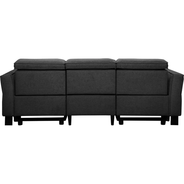 Places of Style 3-Sitzer Carpari, 224cm, manuelle od. elektrische Relaxfunktion in 2 Sitzen, mit USB, Kopfteilverstellung, Echtleder, Kunstleder, Webstoff – Bild 3