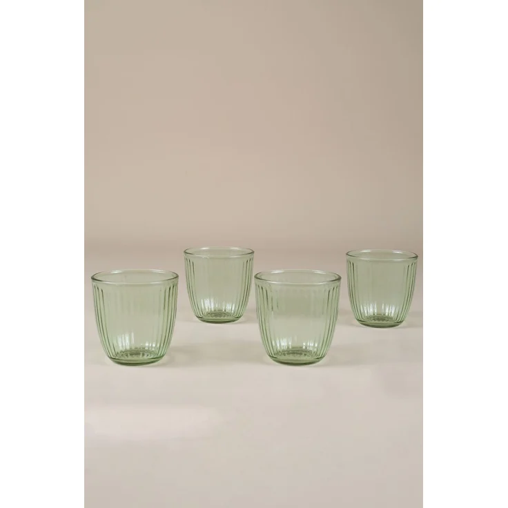 Hermia Concept 'Splendid 290 - Green' Gläser-Set (4-teilig), Grün, 8,6 x 8,6 x 8,5 cm, 290 ml – Bild 3