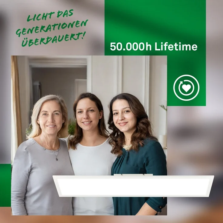 Briloner LED Panel Simple A 13,5W 100x25 cm weiß neutralweiß – Bild 6