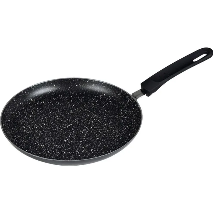 Kinghoff Pfannkuchenpfanne, Aluminium schwarz, Ø 25 cm