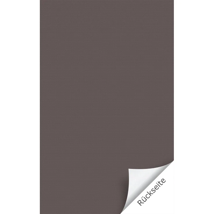 Lysel Outlet Raffrollo braungrau, abdunkelnd mit Kettenzug, Maße: (Bx H) 80cm * 180cm – Bild 2