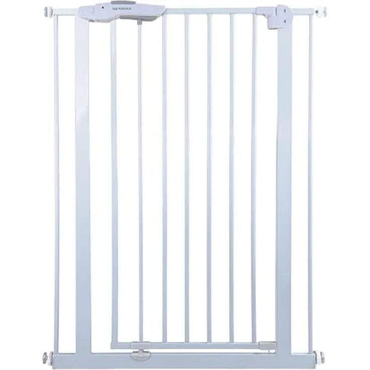 Absperrgitter Treppenschutzgitter weiß für 75-85cm Durchgang 110cm Hoch