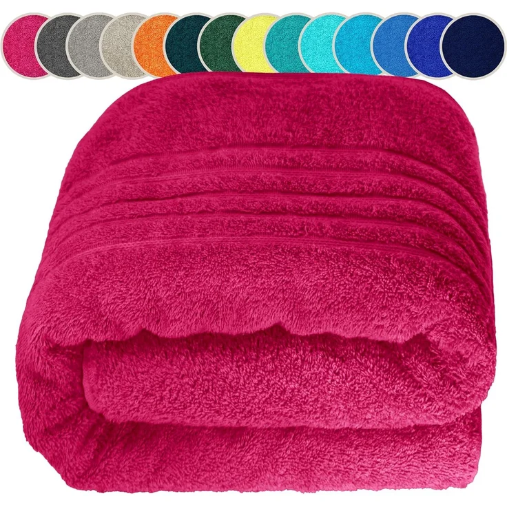 Lashuma Saunatuch London, Frottee (1-St), Badetuch extra lang 85x220 cm, Handtuch Wellness