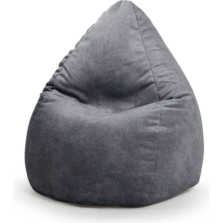 Sitzsack 70x110cm Mittelgrau – Bild 1