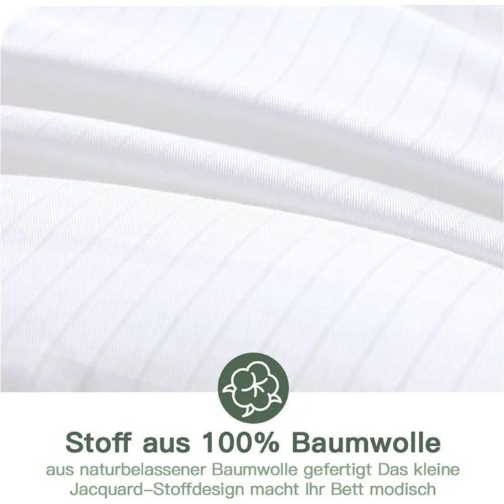Elemuse Microfaserbettdecke Bettdecken 135x200 cm, 155x220 cm, 200x200 cm, Füllung: 100% Polyester, 4 Jahreszeiten, Atmungsaktiv Ganzjahresdecke, Anti-Allergie, OEKO-TEX® – Bild 4