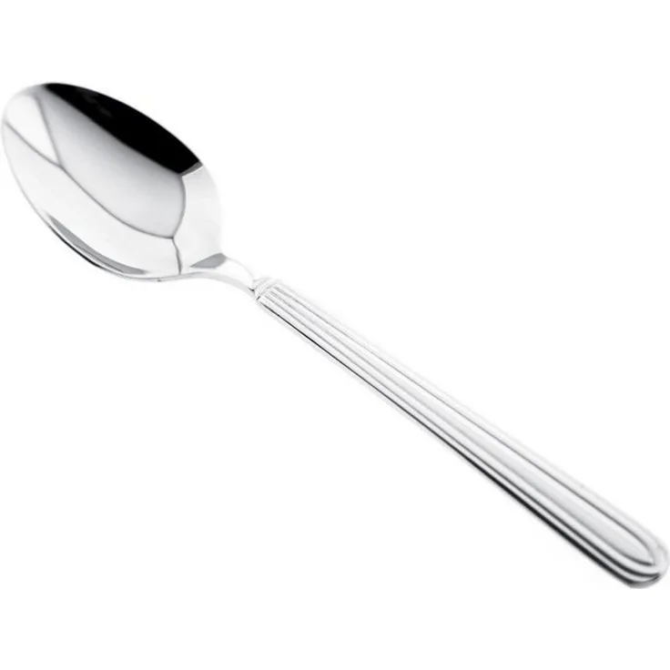 Almina 6 Tlg. Kaffeelöffel-Set in Silber 18/10 aus Chrom-Edelstahl mit Motiv