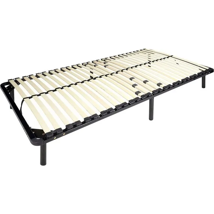 i-flair® Lattenrost 100x200 cm, Gästebett auf Füßen mit Stauraum - für alle Matratzen und Betten geeignet