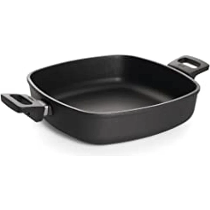 WOLL Servierpfanne Titanium Nowo Universal‑Pfanne 28 × 28 cm (~6 l), Titan‑Hartversiegelung, Aluminium‑Titanium‑Guss, alle Herdarten inkl. Induktion, spülmaschinen‑ & backofenfest bis 250 °C, schnitt‑ & abriebfest, verstärkter Schüttrand, 2 – Bild 1