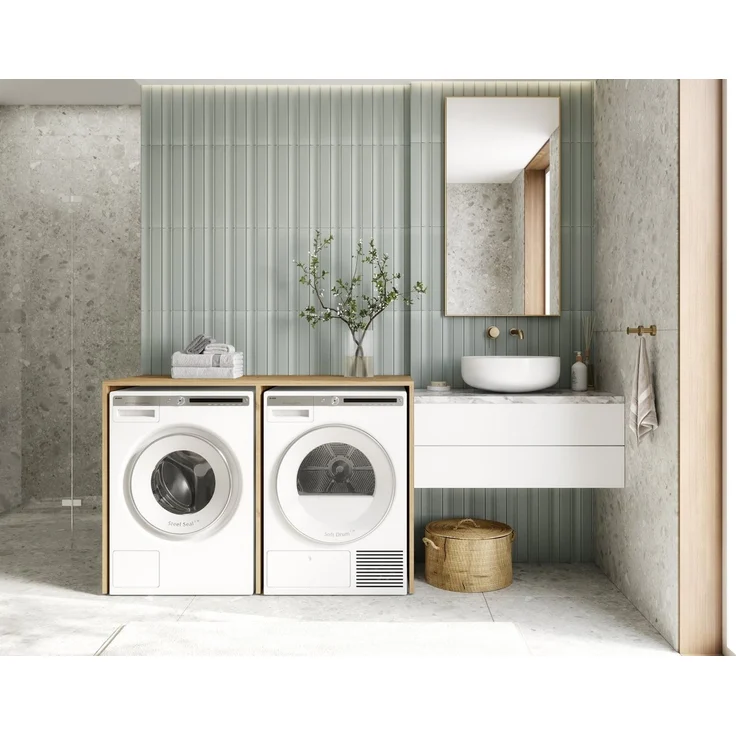 Platan Room Waschmaschinenumbauschrank DORA Waschmaschinenschrank 130 cm breit Überbauschrank Waschmaschine oder Wäschetrockner Schrank für Bad – Bild 3