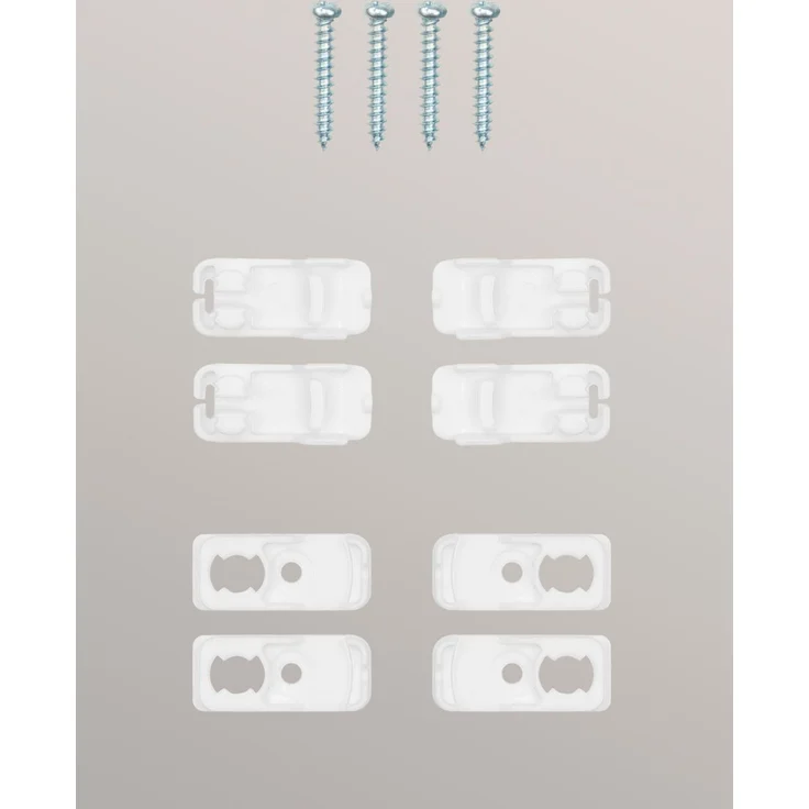 Lysel Outlet Glasleistenrollo verspannt Tageslicht, (B x H) 85cm x 175cm in weiß/reinweiß – Bild 8