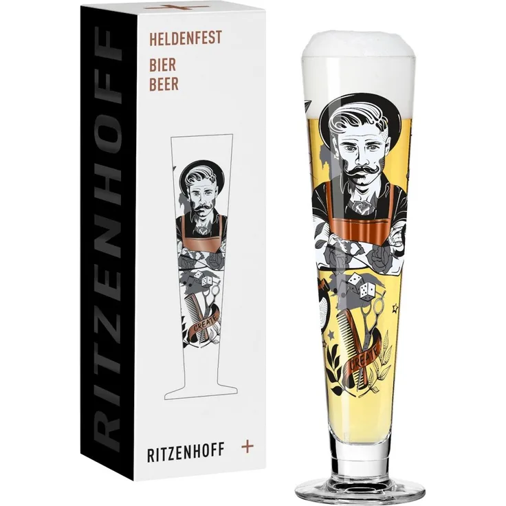 Ritzenhoff 1011009 Bierglas #9 HELDENFEST Werner Bohr 2022