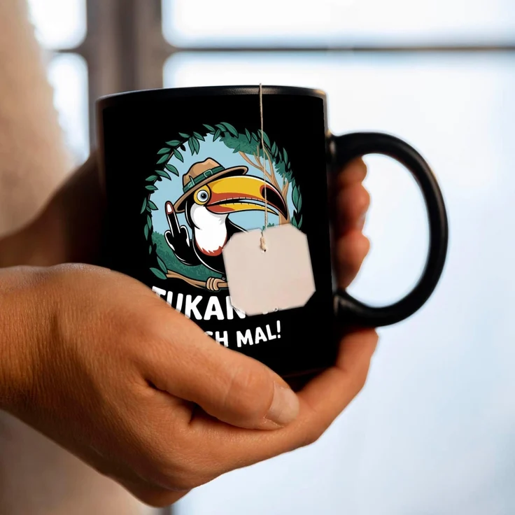 speecheese Tasse Tukan-nst mich mal Tasse mit Tukan im Dschungel – Bild 7