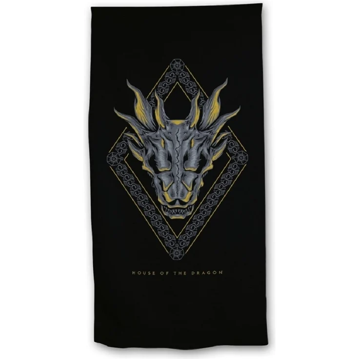 House Of Dragon Strandtuch 70x140 cm, 100% Polyester für den perfekten Strandtag – Bild 1