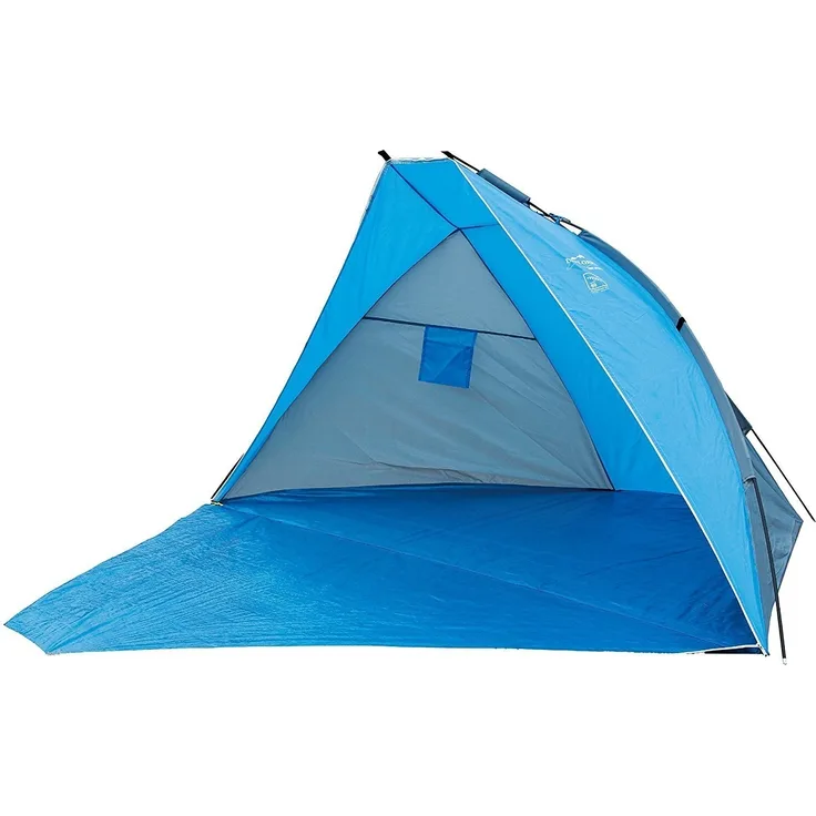 EXPLORER UV Schutz 80+ Strandmuschel 270/120x240x120 cm Strandzelt Sichtschutz