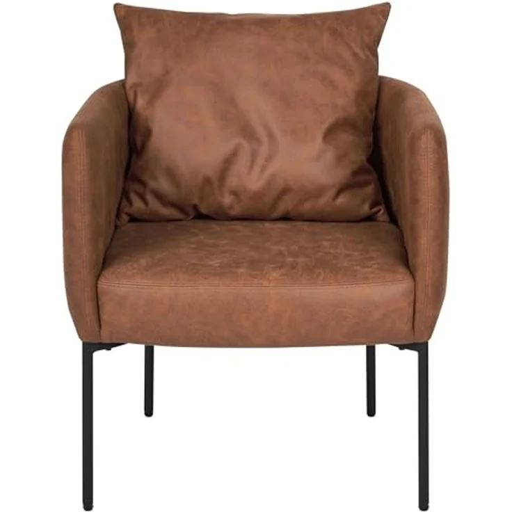 Sessel MALMOS Kunstleder Braun – Bild 4