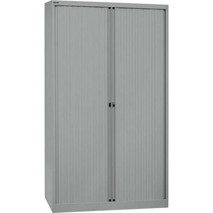 Bisley 'EuroTambour' Rollladenschrank, 120,0 cm, Silber, 4 Einlegeböden