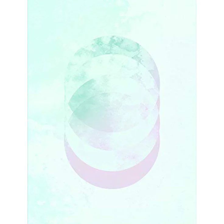 Komar Tessera Glacies Wandbild, 30 x 40 cm, seidenmattes Premium-Poster mit pastelligen Farben, ohne Rahmen, MADE IN GERMANY – Bild 1