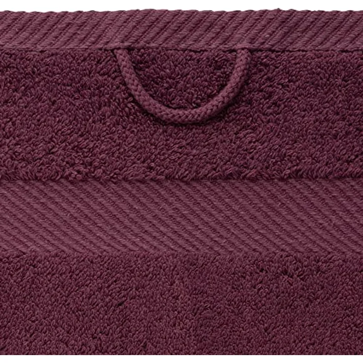 Luckytowel Duschtuch Set 70x140 cm, Oeko-TEX Badetücher aus 100% Baumwolle, 600 g/m², flauschig & saugstark, 10er Pack Bordeaux – Bild 3