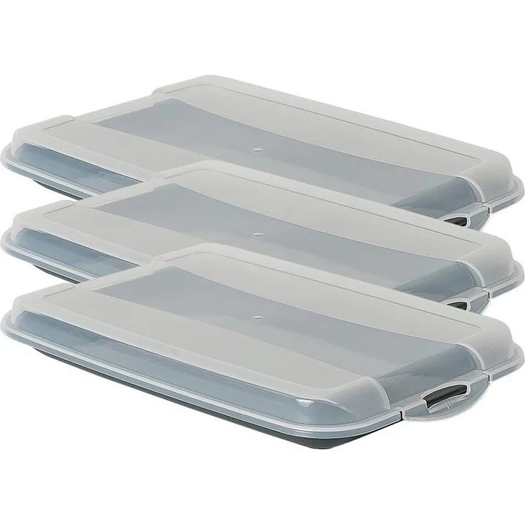 Novaliv Frischhaltedose -, (3-tlg), Aufschnittsbox