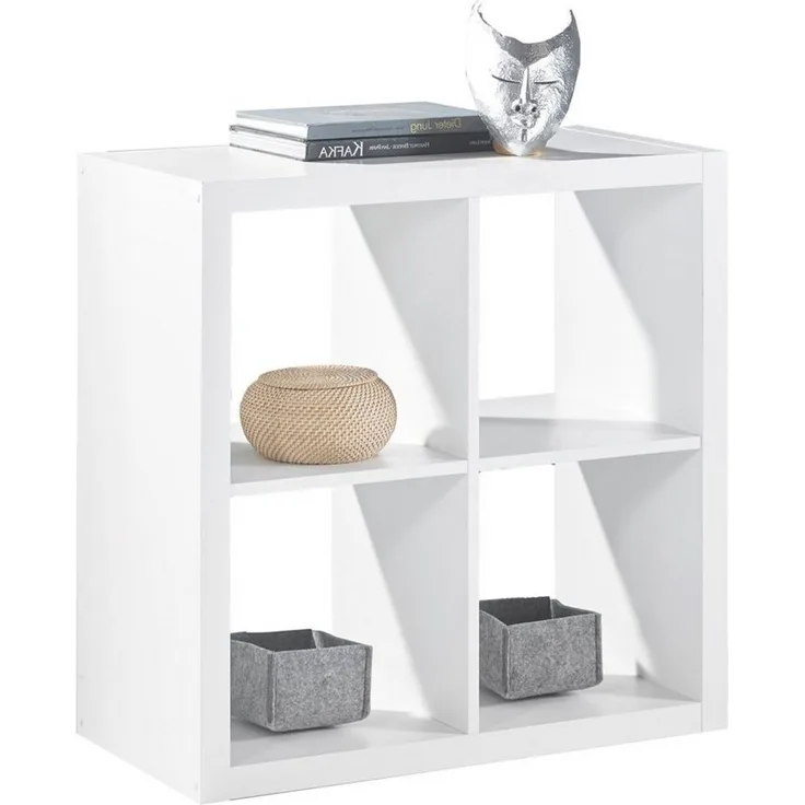 Bega Consult Stauraumregal weiß 77 x 77 x 38 cm