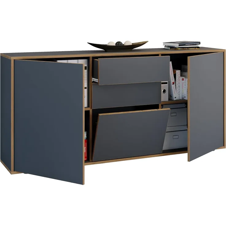 VCM Kommode Holz Kommode Sideboard Salia Breite 160 Schublade