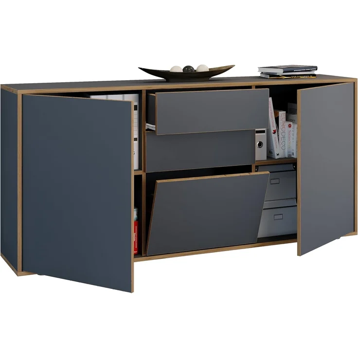 VCM Kommode Holz Kommode Sideboard Salia Breite 160 Schublade