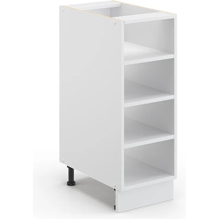 Küchenregal Fame-Line Weiß 30 cm ohne Arbeitsplatte Vicco