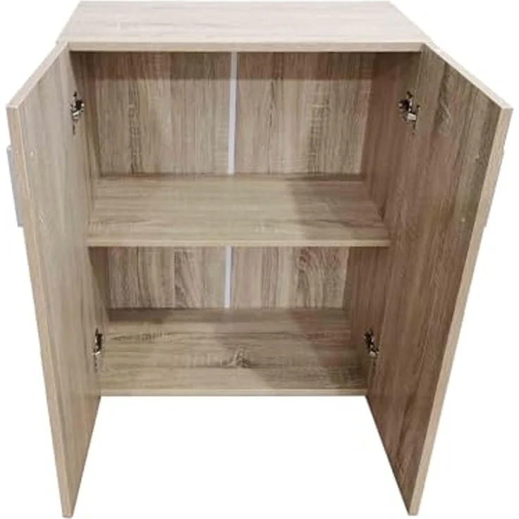 HTI-Living Kommode Kommode mit 2 Regalfächern Nina Sonoma (Stück, 1 St, 1 Kommode), Anrichte Sideboard Schrank – Bild 6