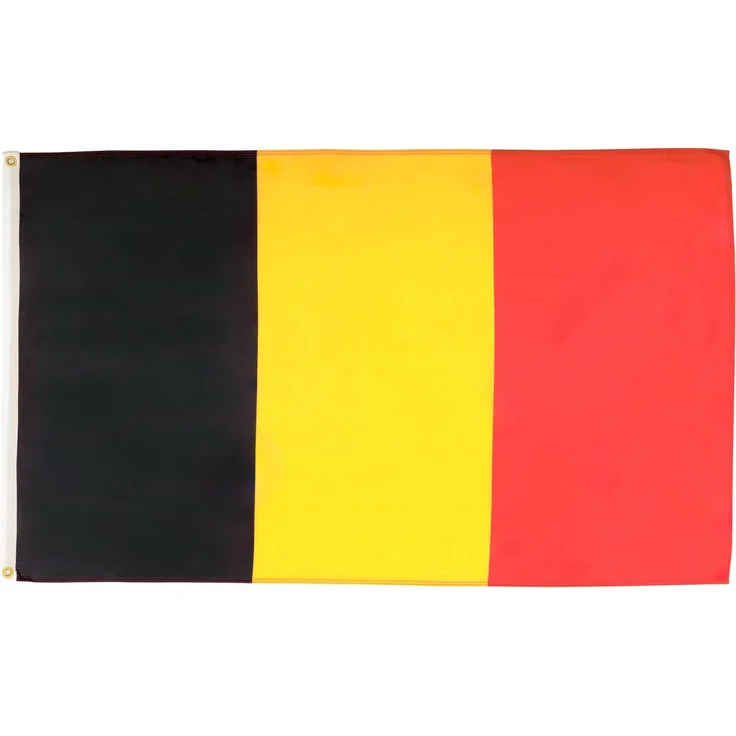 AZ FLAG - Flagge Belgien - 90x60 cm - Belgische Fahne 60x90 Cm Feiner Polyester - Flaggen