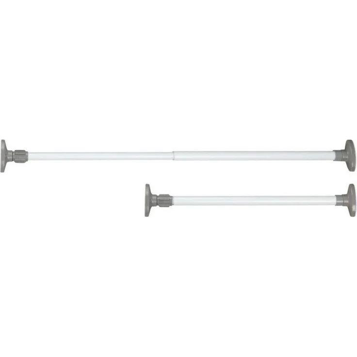 WENKO Garderobenständer Teleskop-Klemmstange HERKULES, Kleiderstange, 47-80 cm, weiß, WENKO, (Kleiderständer) – Bild 1