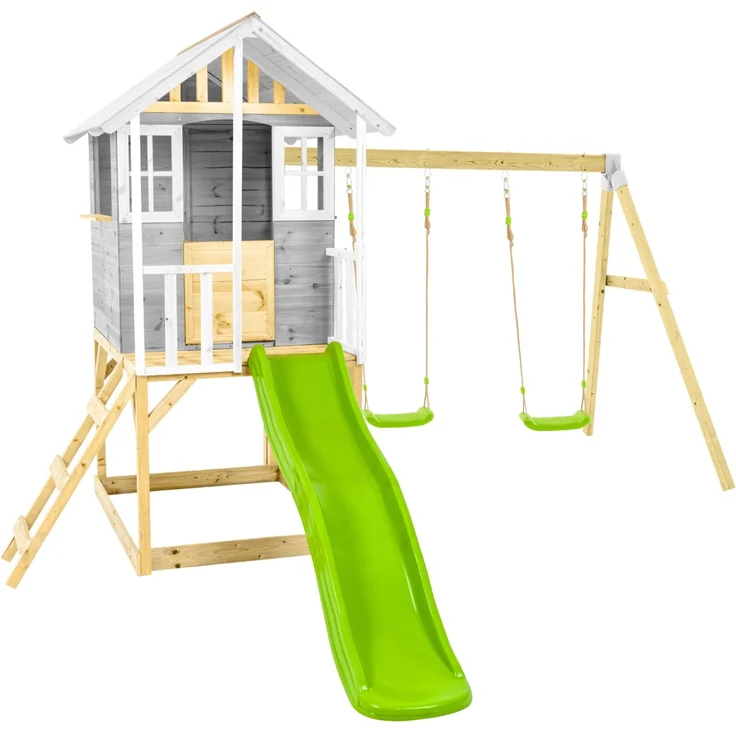 Zwerkules Valli 3 | Kinder Stelzenhaus mit Rutsche – Bild 1