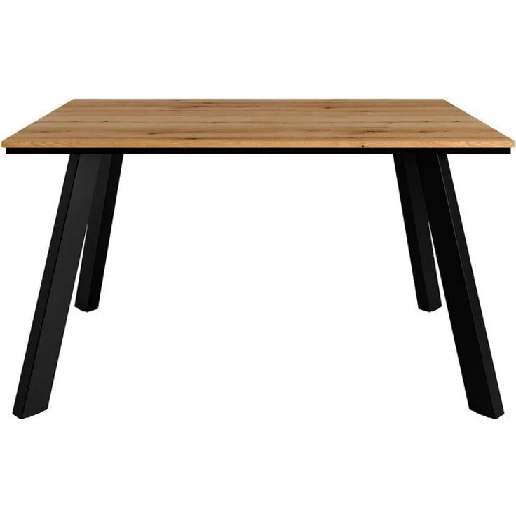 OTTO home Esstisch Genf, extra viel Beinfreiheit, natürliches Eichedekor, pflegeleichter Küchentisch, Breite 140 cm, Evoke Eichenachbildung – Bild 4