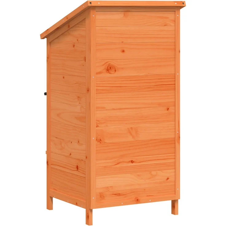 vidaXL Gartenschuppen Braun 59 x 56 x 113,5 cm Massivholz aus Fichte 42033439 – Bild 7