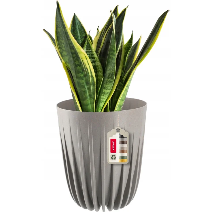 KADAX Blumentopf Eco Cover + grauer Einsatz 30x36 cm – Bild 1