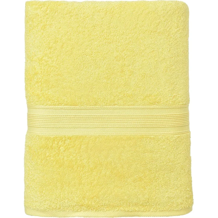 leevitex® Saunatuch Frottee XXL, (1-St), 80 x 200 cm, extra groß & saugfähig, Gelb/Mais – Bild 6