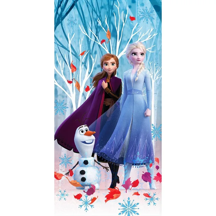 BERONAGE Strandtücher Frozen die Eiskönigin Badetuch Team 75x150 cm, 100% Baumwolle (1-St), Frottee in Velours-Qualität
