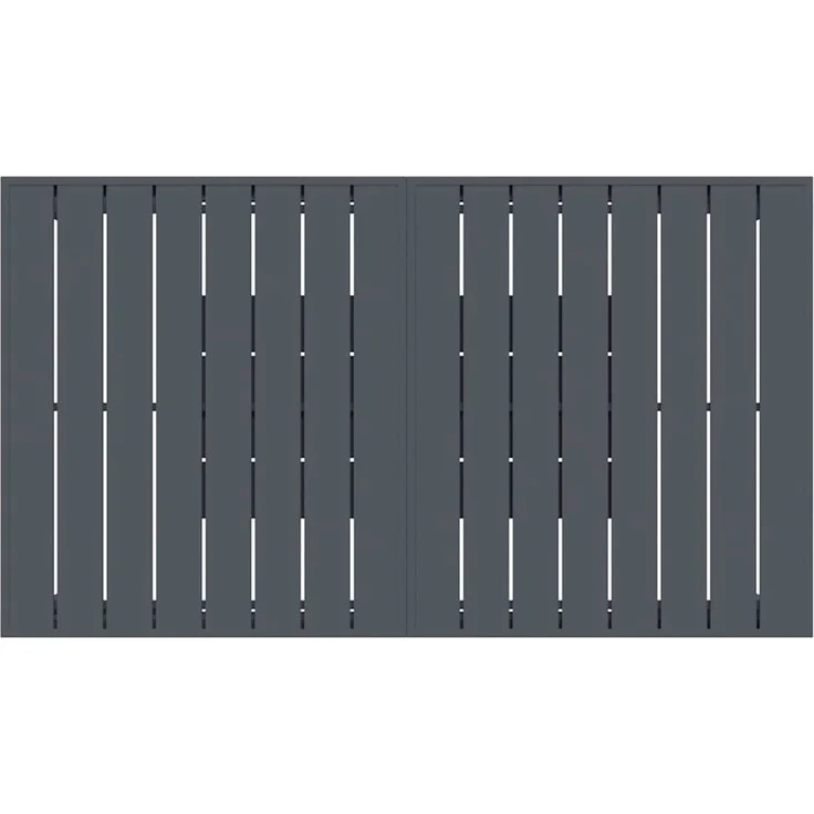 vidaXL Garten Essgruppe 7 pcs Schwarz Poly-Rattan 3378820 – Bild 7