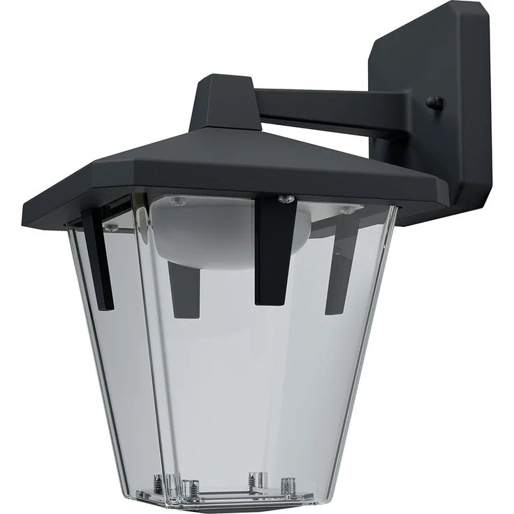 Osram Endura Style Lantern Classic Down LED Wand-aussenenleuchte, Aluminiumkörper, 10 Watt, warmweiss, 3000K, schwarz – Bild 1