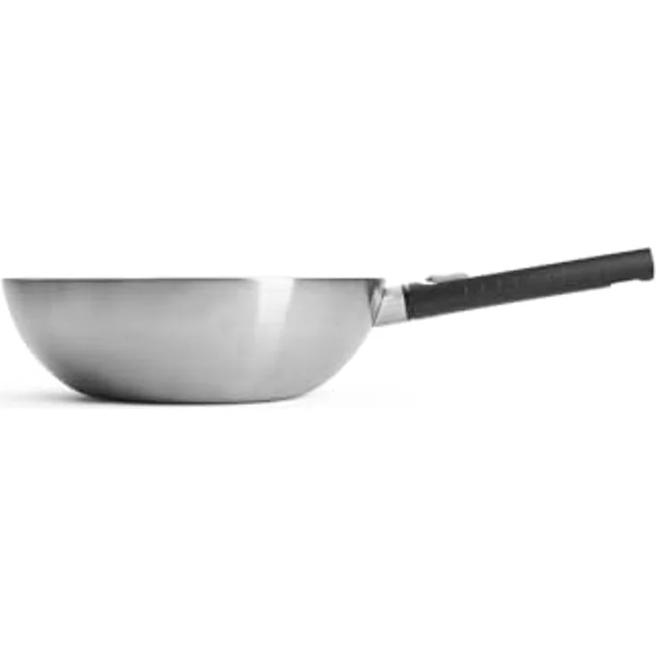 Woll Logic Steel Steel-Wok, Ø 30 cm, 10 cm hoch abnehmbarer Stiel – Bild 3