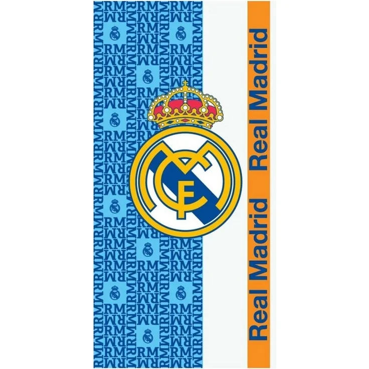 Real Madrid Mikrofaser Strandhandtuch – Leichtes Badetuch 140x70 cm – Bild 1