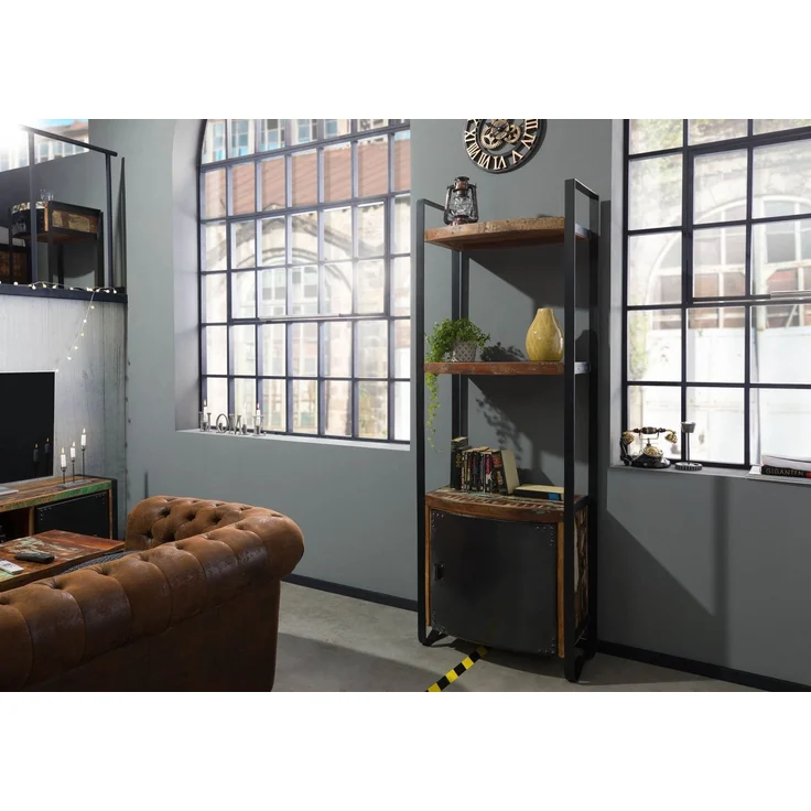 Regal Altholz 70x40x200 mehrfarbig lackiert INDUSTRIAL #44 – Bild 8