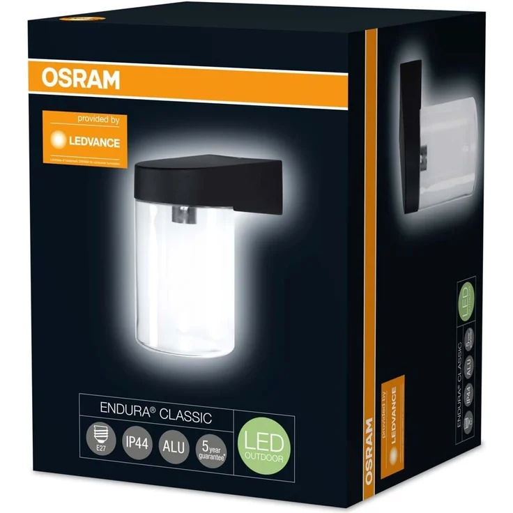 Osram LED Wand- und Deckenleuchte, Leuchte fuer Aussenanwendungen, Sockel E27, Endura Classic Bold – Bild 4