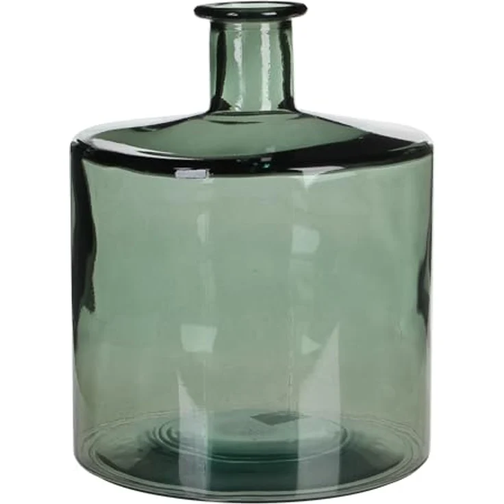 Mica Decorations Glasflasche Guan, H26 x Ø21 cm, recyceltes Glas, ideal für Zweige und Trockenblumen – Bild 1