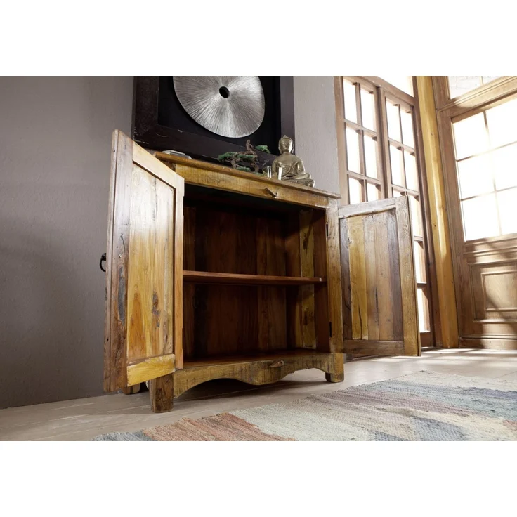 Kommode Altholz 90x40x85 mehrfarbig lackiert NATURE OF SPIRIT #19 – Bild 5