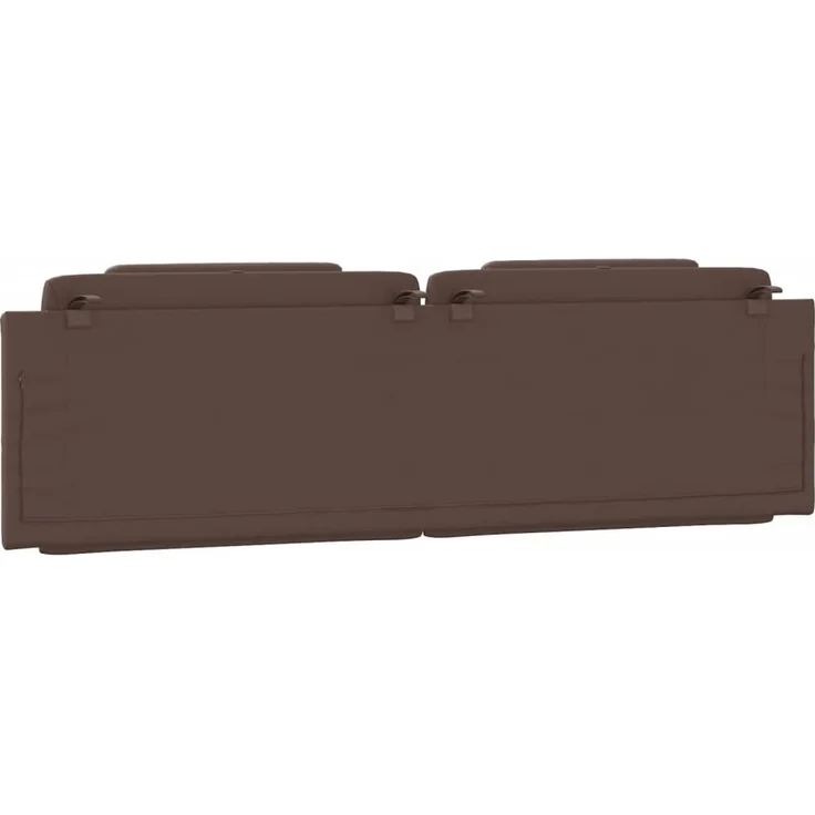 vidaXL Kopfteil-Kissen Braun 180 cm Kunstleder 374806 – Bild 7