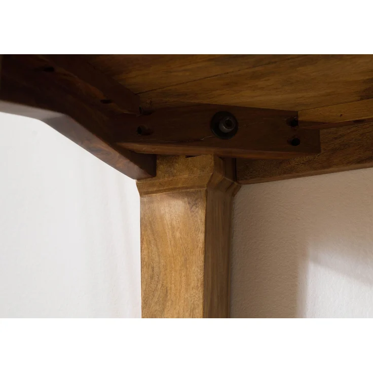 Konsolentisch Sheesham 120x42x80 braun lackiert ANCONA #103 – Bild 5