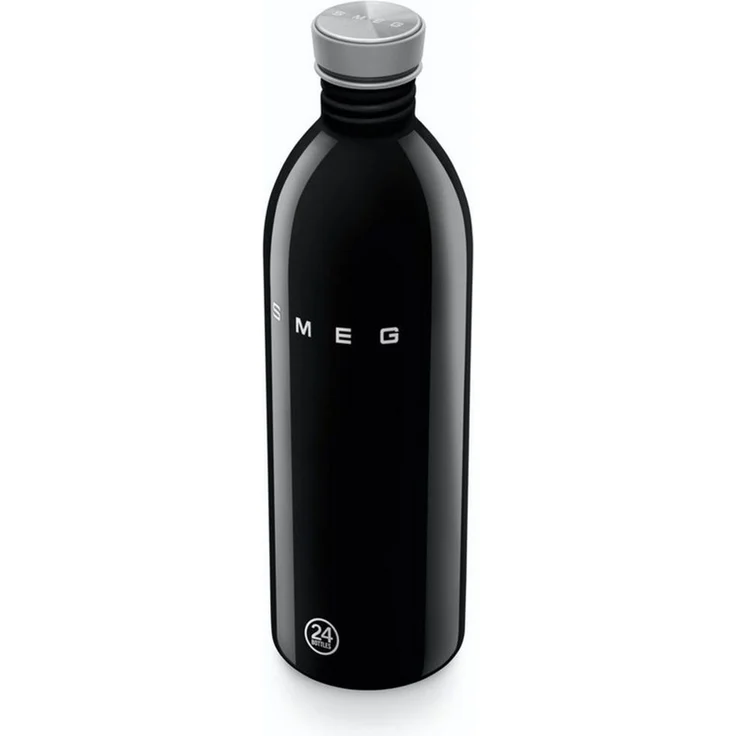 SMEG x 24Bottles Edelstahl Trinkflasche Wasserflasche 1L Schwarz WBF02BL – Bild 3