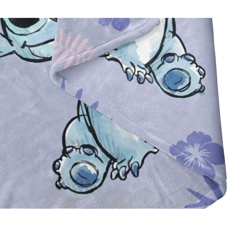 Flauschige Tagesdecke 100x150 cm – Microfaser Flanell Kuscheldecke – Bild 4